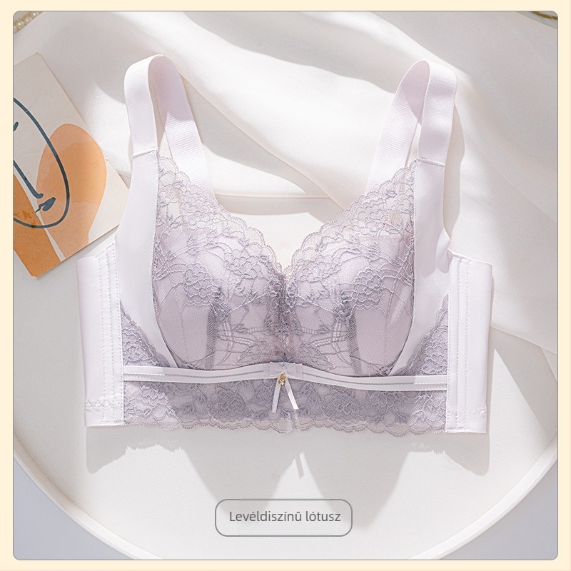 Vezeték nélküli push-up melltartó, nylon anyagú, 3/4 kosár, formázott kosarak: vékony felül, vast alul, állítható funkció, hátul négy sor kapocs
