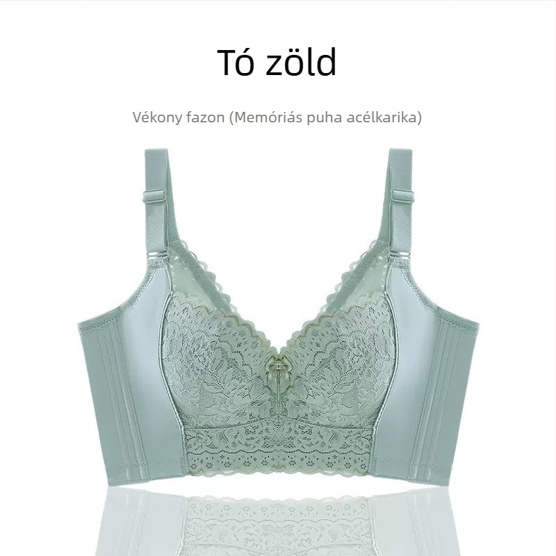 Állítható Push-Up melltartó, oldalsó tömés, puha acélgyűrűvel, telt mellek kisebbnek látszanak, vékony dizájn