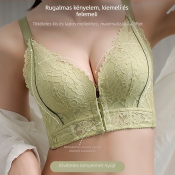 Melltartó elöl záródó, kismellhez, formázó hatás, varratmentes, vastag tömör csészékkel; anyag: nylon; kosár típus: 3/4; vastag formázó pohár; pántok: fix dupla.