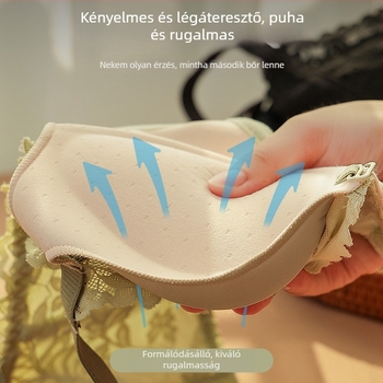 Melltartó elöl záródó, kismellhez, formázó hatás, varratmentes, vastag tömör csészékkel; anyag: nylon; kosár típus: 3/4; vastag formázó pohár; pántok: fix dupla.