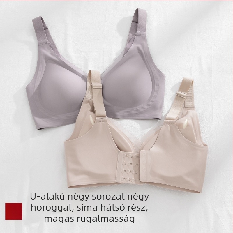 Varrás nélküli zselés melltartó nők számára, push-up, anti-esés, vékony formázott kosarak, rögzített dupla pántok