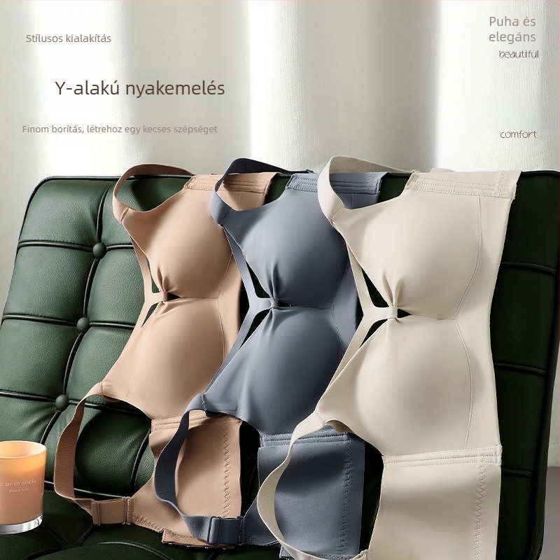 Nylon Push-Up melltartó, teljes kosár, vékony formázott kosár, hátul négy sor kapoccsal, rögzített dupla vállpánt, lélegző támogatás