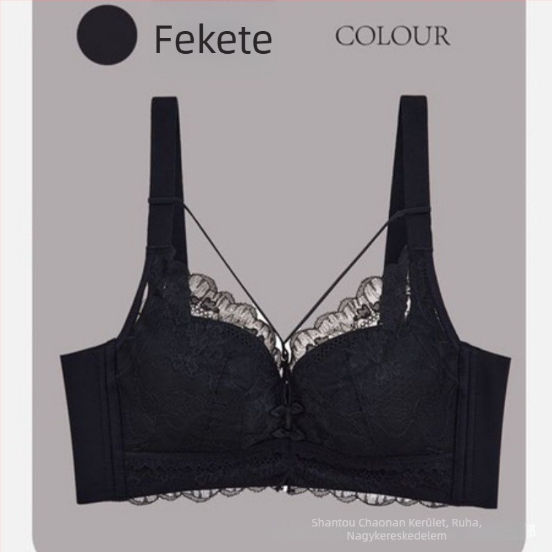 Qianyi Lingerie 9962 B kosár, teljes kosár, Push-Up, vékony formázott kosár, hátul négy sor kapocs