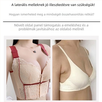 Formázó melltartó kismellűeknek – emelő hatás, anti-sag, új modell 2023, állítható támasz, elől záródó
