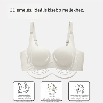 Yi Xingyao varrás nélküli, bőr színű emelő melltartó, kis méretű keblekhez, vezeték nélküli, puha támasz