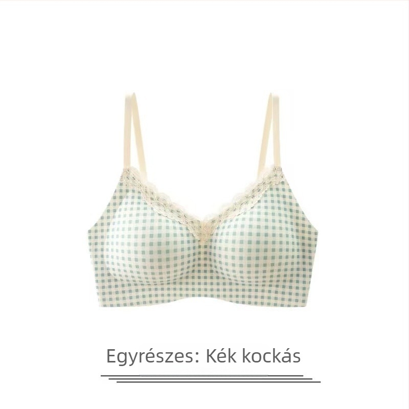 Női melltartó, drót nélküli, varrás nélküli, 3/4 kosár, vékony formázott kosarak, rögzített vállpántok