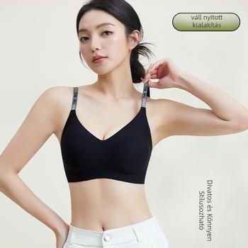 Teljes kosaras melltartó, drót nélküli, puha támasz, vékony formázott kosár, rögzített vállpántok, hátul négy sor kapoccsal