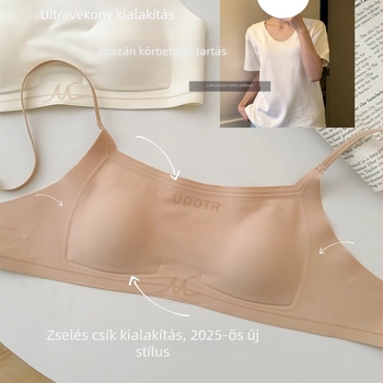 3.0 Slimming Seamless Bandeau melltartó nagy mellekhez, vizuális karcsúsítás, összegyűjtés, anti-lógás, vékony testszínű