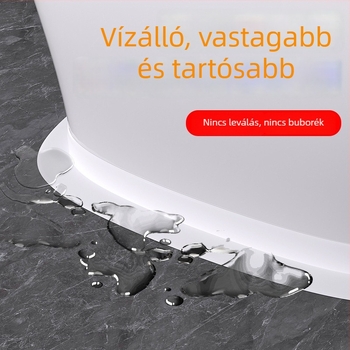 Fürdőszoba és konyha sarkok szegélyező szalagja — öntapadós, PVC, vízálló, penészmentes