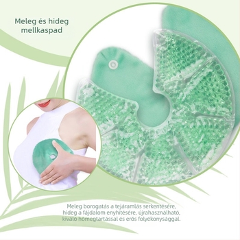 Foot Awakening 092 gélgolyós hideg/meleg kompressziós párna szülés utáni időszakra – PVC, puha plüss, gélgolyók