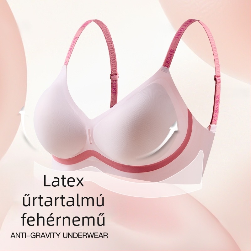 Nyári női melltartó vezeték nélküli, varrás nélküli, légáteresztő ice silk anyagból, japán stílusú, sport és jóga