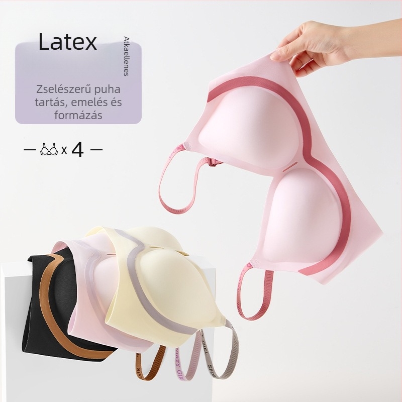 Nyári női melltartó vezeték nélküli, varrás nélküli, légáteresztő ice silk anyagból, japán stílusú, sport és jóga