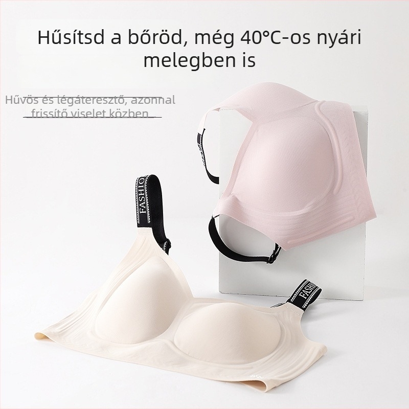 2026-os új, anti-sag melltartó oldalsó gyűjtéssel, párnázott kosárral, hátrafelé formázó, vékony, nyári modell, plusz méret 00