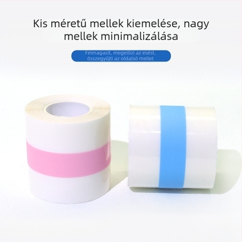 Mellfelhúzó szalag – ultra vékony poliészter rostból, lélegző, láthatatlan, összezár és megakadályozza a külső tágulást, bimbó alakja: négyzet