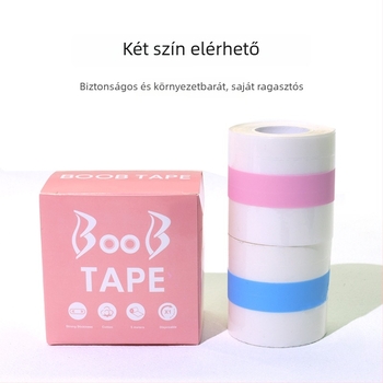 Mellfelhúzó szalag – ultra vékony poliészter rostból, lélegző, láthatatlan, összezár és megakadályozza a külső tágulást, bimbó alakja: négyzet