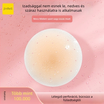 Szilikon mellbimbóvédők – Egyszínű, Légáteresztő, Ultra vékony, Bevarrás nélküli, Vízálló, Kerek forma