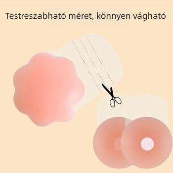Szilikon melltartó felhúzó tapasz – láthatatlan, vékony, kerek, szexi