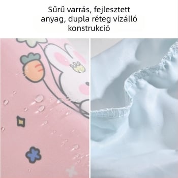 Gyerekeknek szánt vízálló ujjvédők, anti-szennyeződéses, rajzfilm mintával, 0–8 éveseknek, téli használatra