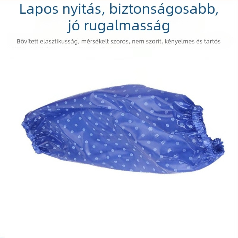 PVC ujjvédő, uniszex, vízálló, olajálló, sav- és lúgálló