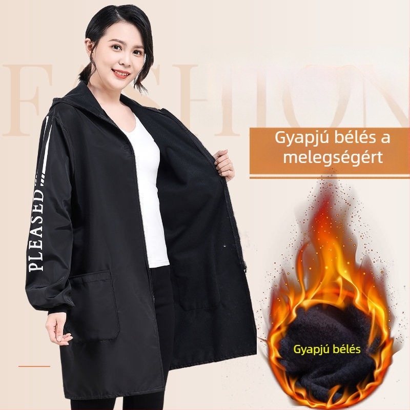 Hosszú ujjú konyhai smock, víz- és olajálló, PVC anyagból, poliészter bélés, 3XL, Camellia