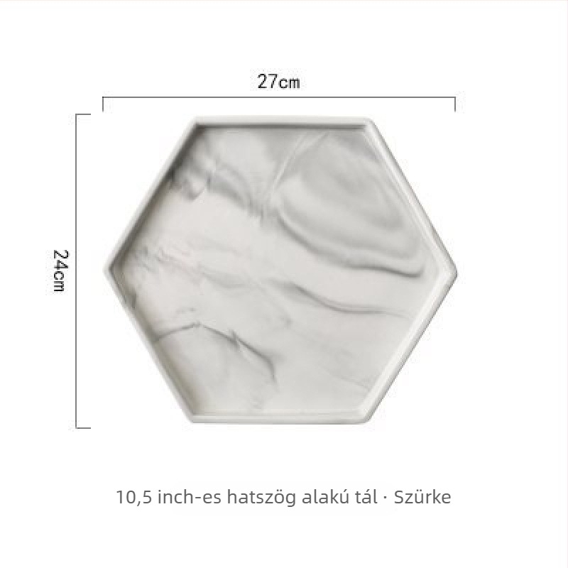 Kerámiából készült nordikus kör tál, egyszínű mintával, nordikus stílusban, desszertek és sushi tálalására