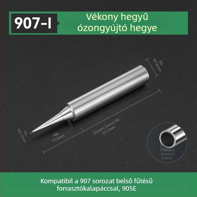 BY905 Forrasztóhegy – Univerzális belső fűtés, 60W, réz, patkó alakú hegy 905S