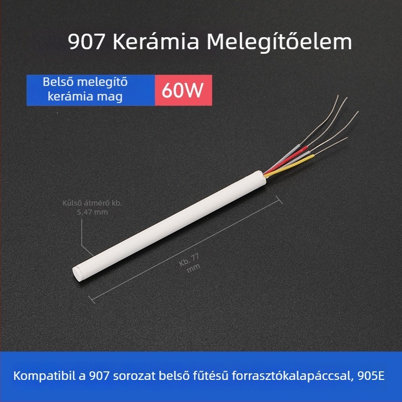 BY905 Forrasztóhegy – Univerzális belső fűtés, 60W, réz, patkó alakú hegy 905S