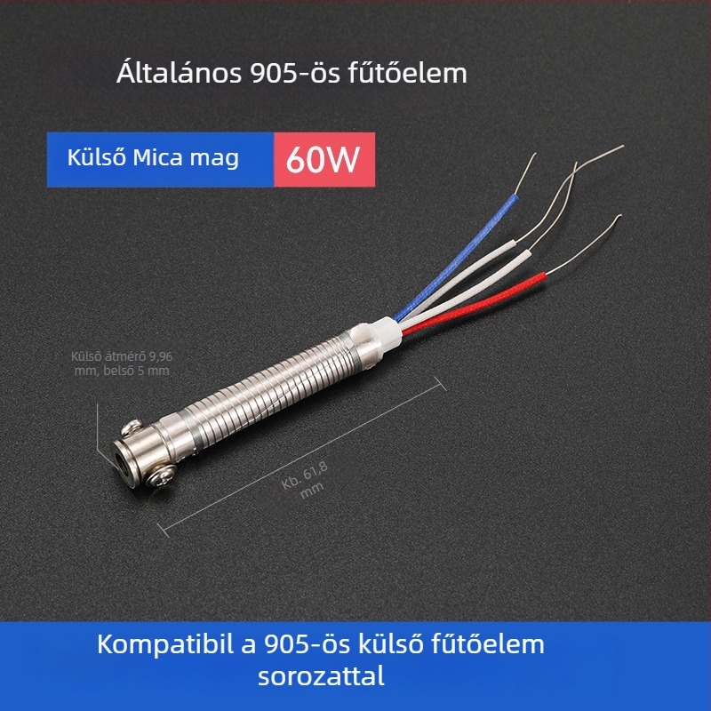 BY905 Forrasztóhegy – Univerzális belső fűtés, 60W, réz, patkó alakú hegy 905S