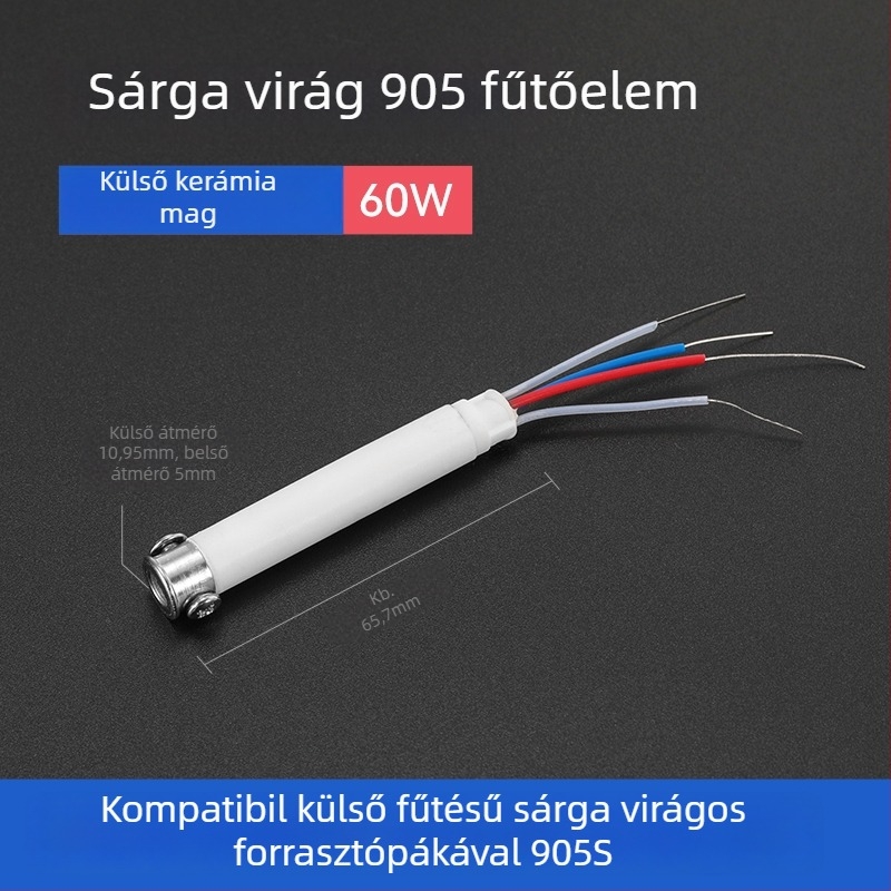 BY905 Forrasztóhegy – Univerzális belső fűtés, 60W, réz, patkó alakú hegy 905S