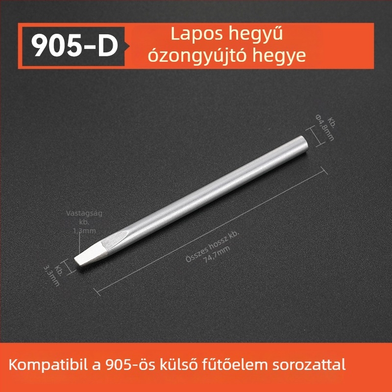 BY905 Forrasztóhegy – Univerzális belső fűtés, 60W, réz, patkó alakú hegy 905S