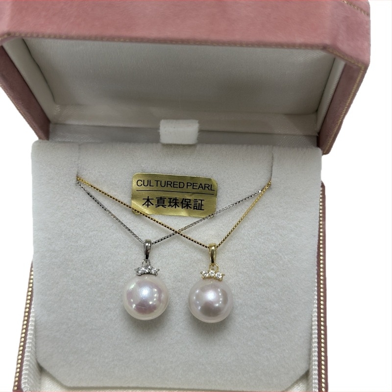July Jewelry ezüst medál 10-12 mm édesvízi gyöngyökkel, igazi kör alakú, szempilla-stílus, S925