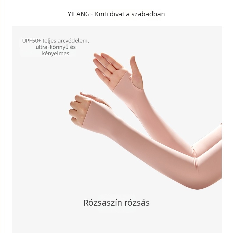 UV-védő hűtő karvédő (Tencel Lyocell, 71–80% főszál, nyár 2024, egyszerű stílus)