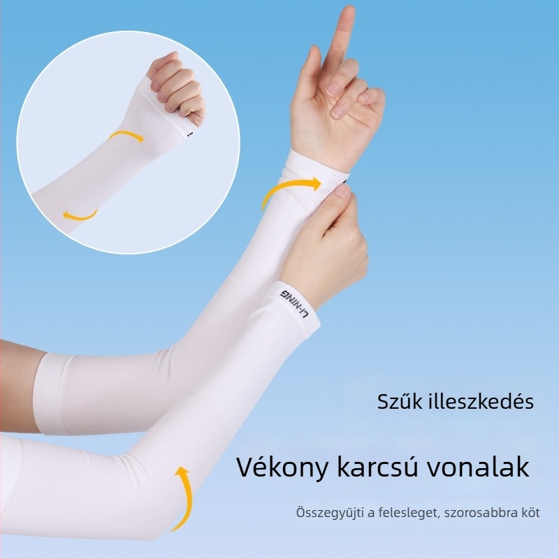 Uniszex külső karvédő, nylon anyagból, futáshoz és kerékpározáshoz