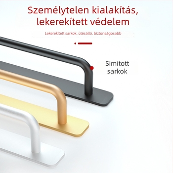 Wanson Handhandle – fúrás nélküli fogantyú alumínium ötvözethez, szekrényekhez és ajtókhoz, öntapadós, modern stílus