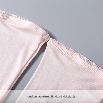Hosszú mulberry selyemből készült karvédők nőknek a napvédelme érdekében – egyszínű minta, nőknek, nyárra, tavaszra és őszre