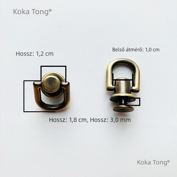 sanmushi táska fémes hardverrel, keresztpánt, fülcsatok, bayonet csatok, oldalsó klipszek