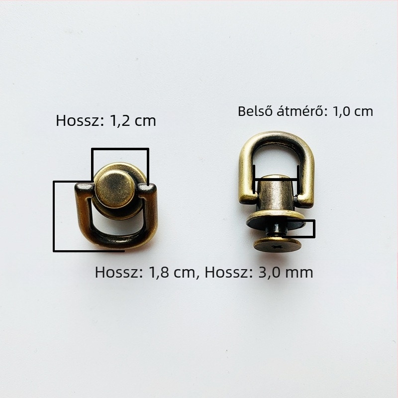 sanmushi táska fémes hardverrel, keresztpánt, fülcsatok, bayonet csatok, oldalsó klipszek