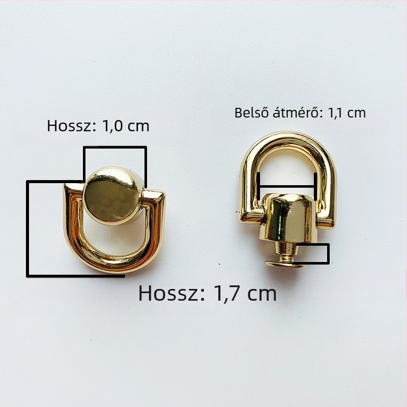 sanmushi táska fémes hardverrel, keresztpánt, fülcsatok, bayonet csatok, oldalsó klipszek