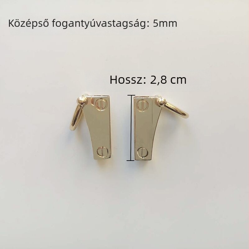 sanmushi táska fémes hardverrel, keresztpánt, fülcsatok, bayonet csatok, oldalsó klipszek