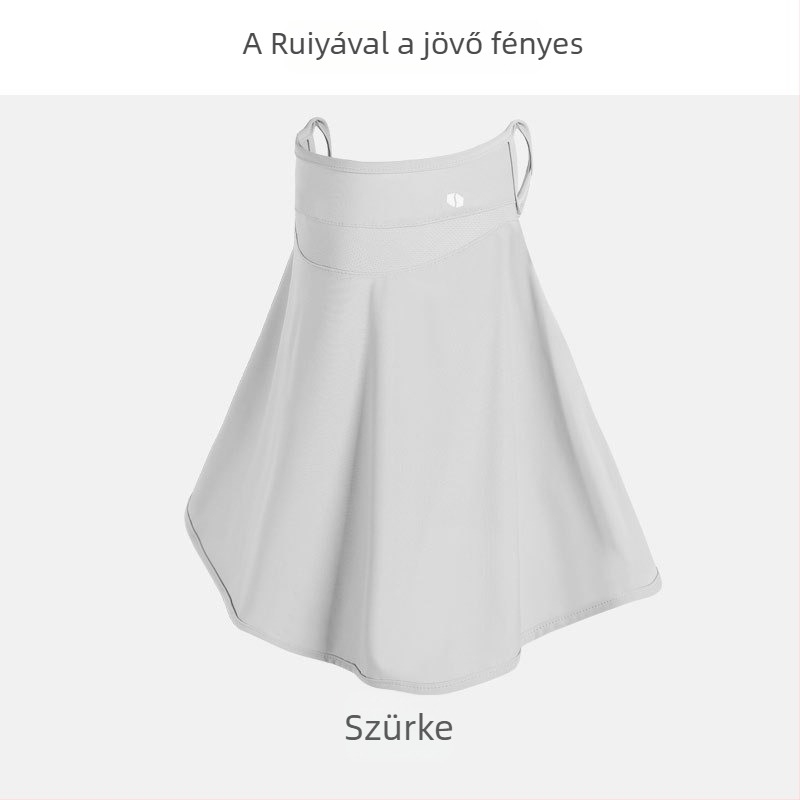 Férfiak számára UV-védelmet nyújtó teljes arcmaszk, kerékpárhoz és vezetéshez, ice silk anyagból
