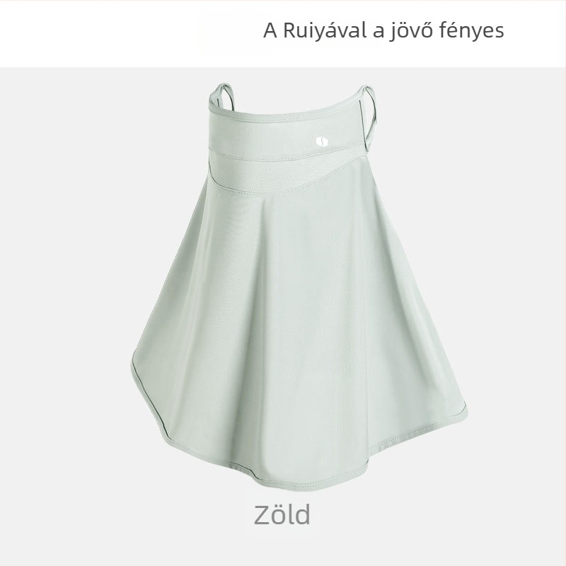 Férfiak számára UV-védelmet nyújtó teljes arcmaszk, kerékpárhoz és vezetéshez, ice silk anyagból