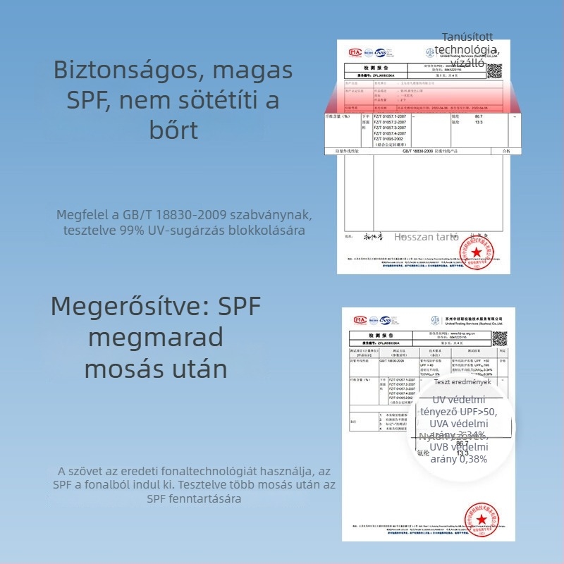 Mucheng Légáteresztő maszk UV-védelmet nyújtó, teljes arcot fedő maszk, poliészter rost