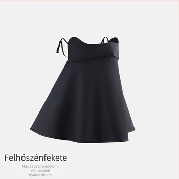 Jégselyem napvédő maszk, nylonból készült, fél arcát fedő, városi divat stílus