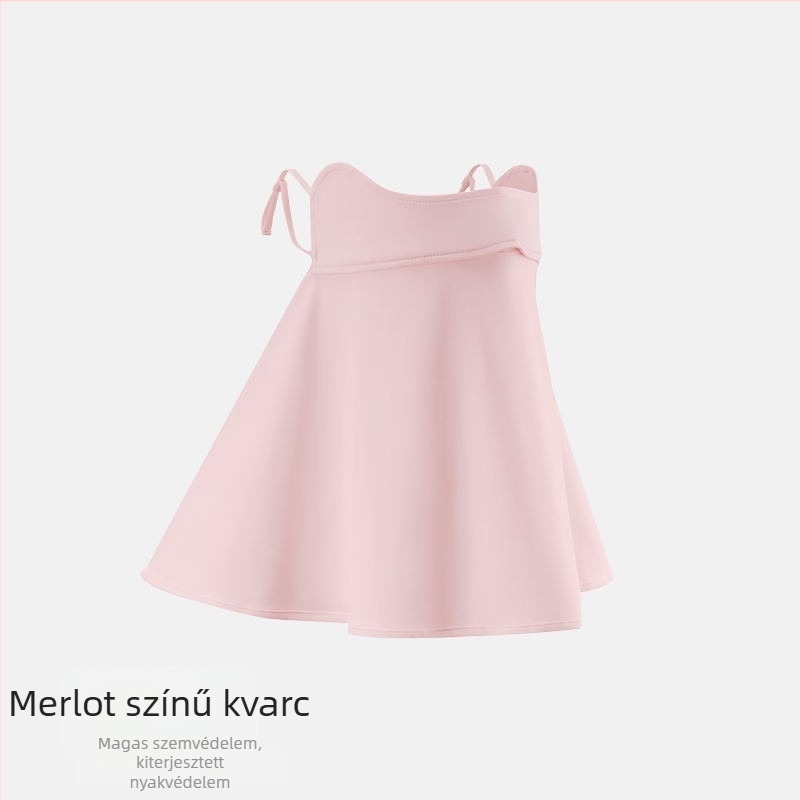 Jégselyem napvédő maszk, nylonból készült, fél arcát fedő, városi divat stílus