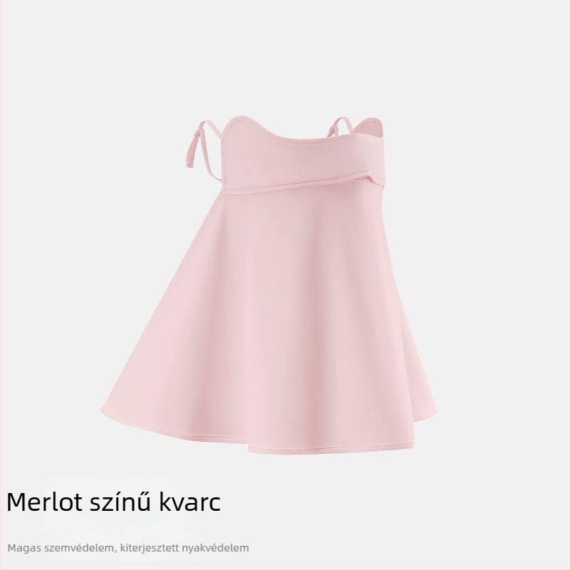 Jégselyem napvédő maszk, nylonból készült, fél arcát fedő, városi divat stílus