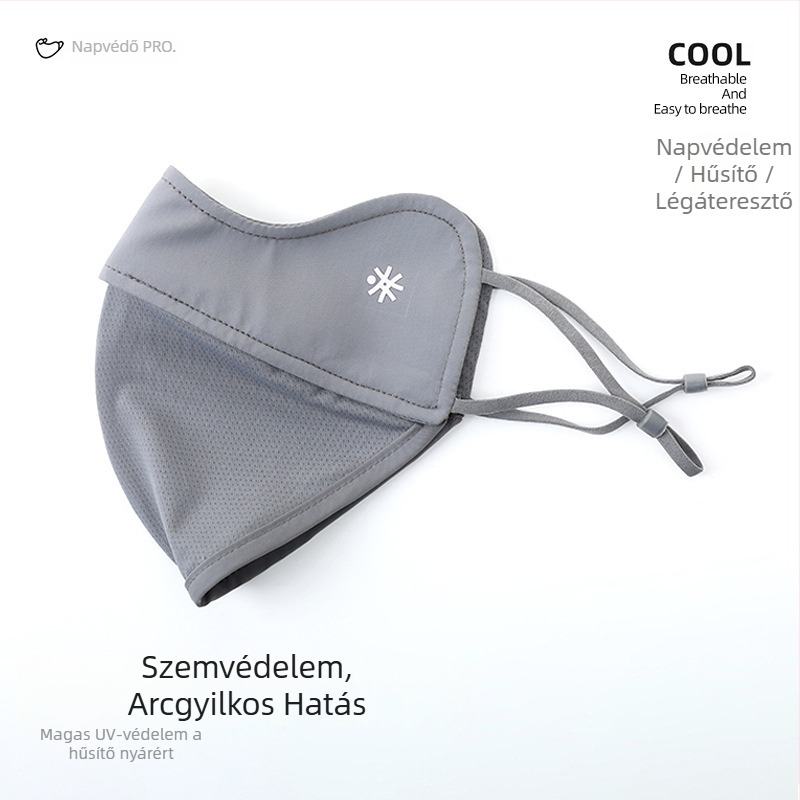 KZ-2012 Halcsontos hálómaszk — UV védelem, árnyékolás, légáteresztő nylon anyag (81-95% nylon), Mori/Sweet félfedett stílus