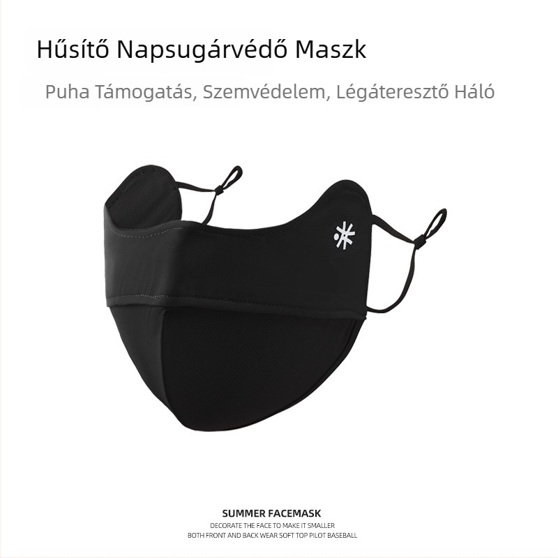 KZ-2012 Halcsontos hálómaszk — UV védelem, árnyékolás, légáteresztő nylon anyag (81-95% nylon), Mori/Sweet félfedett stílus