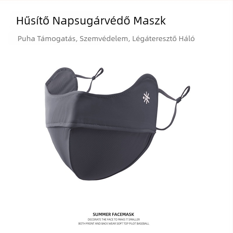KZ-2012 Halcsontos hálómaszk — UV védelem, árnyékolás, légáteresztő nylon anyag (81-95% nylon), Mori/Sweet félfedett stílus