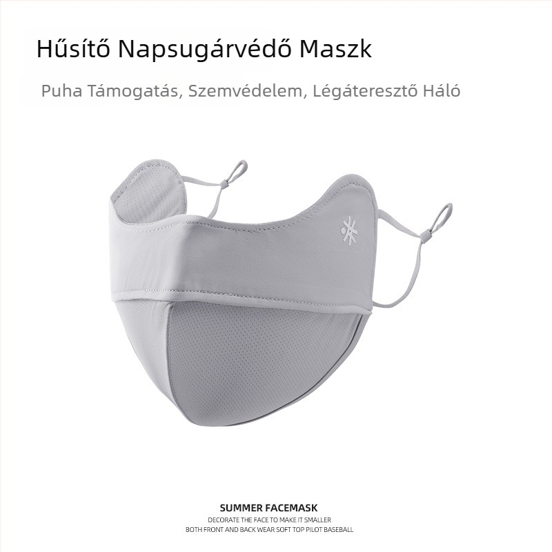KZ-2012 Halcsontos hálómaszk — UV védelem, árnyékolás, légáteresztő nylon anyag (81-95% nylon), Mori/Sweet félfedett stílus
