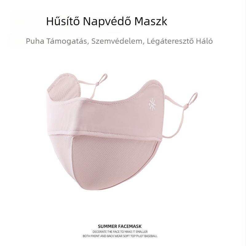 KZ-2012 Halcsontos hálómaszk — UV védelem, árnyékolás, légáteresztő nylon anyag (81-95% nylon), Mori/Sweet félfedett stílus